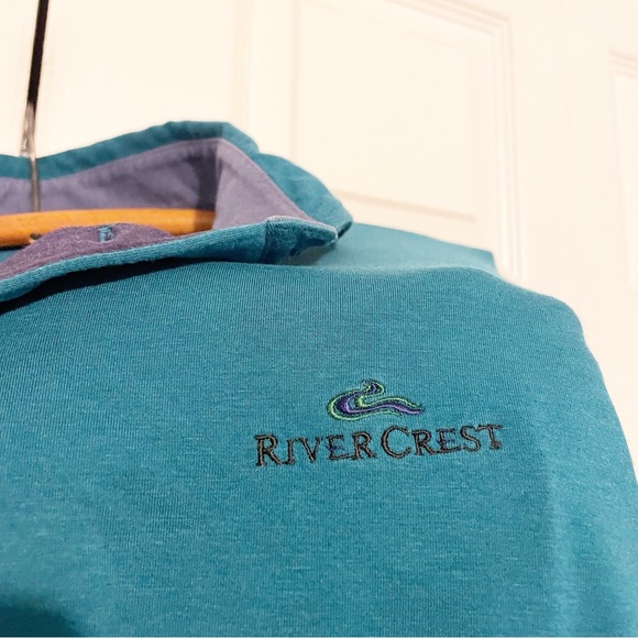 Greyson Apache Polo Shirt Size XL Golf Long Sleeve Pima Cotton River Crest CC - Picture 2 of 7